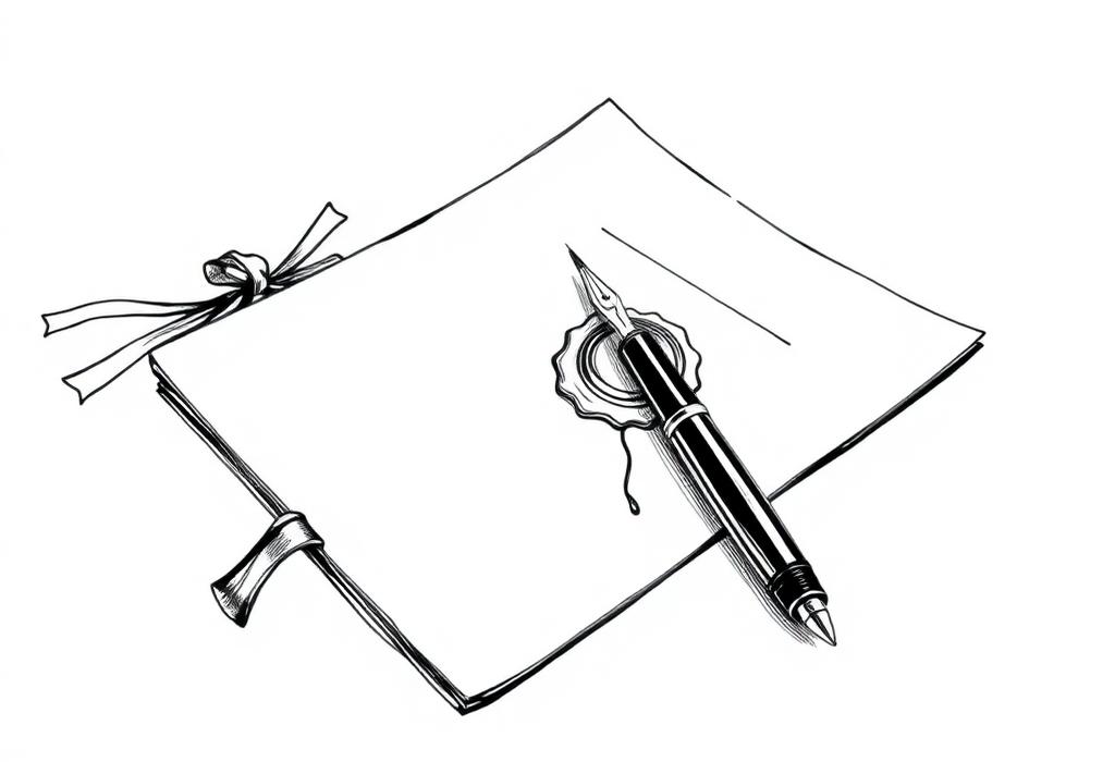 Hand-drawn line-art illustration for "Can Grants Pay for Marketing? Sometimes — If You Ask for the Right Thing"